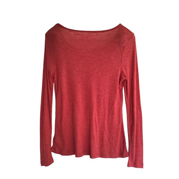 MOSSIMO- WOMENS BASIC LONG SLEEVE CREW NECK SHIRT SIZE MEDIUM - Picture 2 of 7